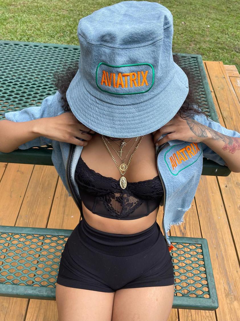 Aviatrix Denim Bucket Hat