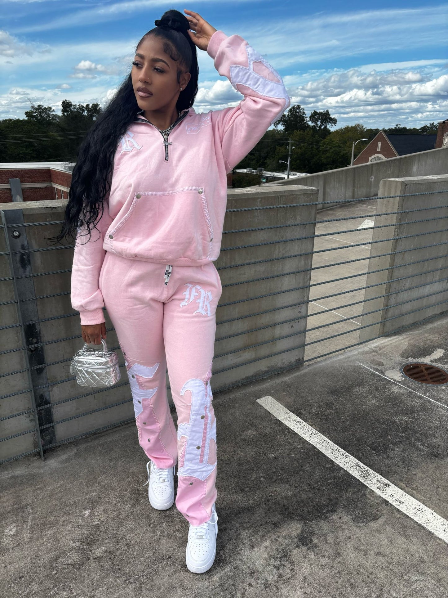 ACID WASH JOGGING SET