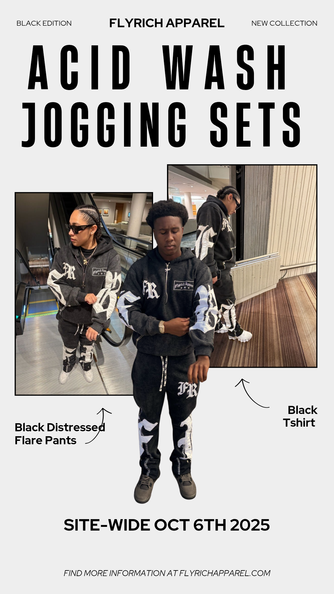ACIDWASH JOGGING SET
