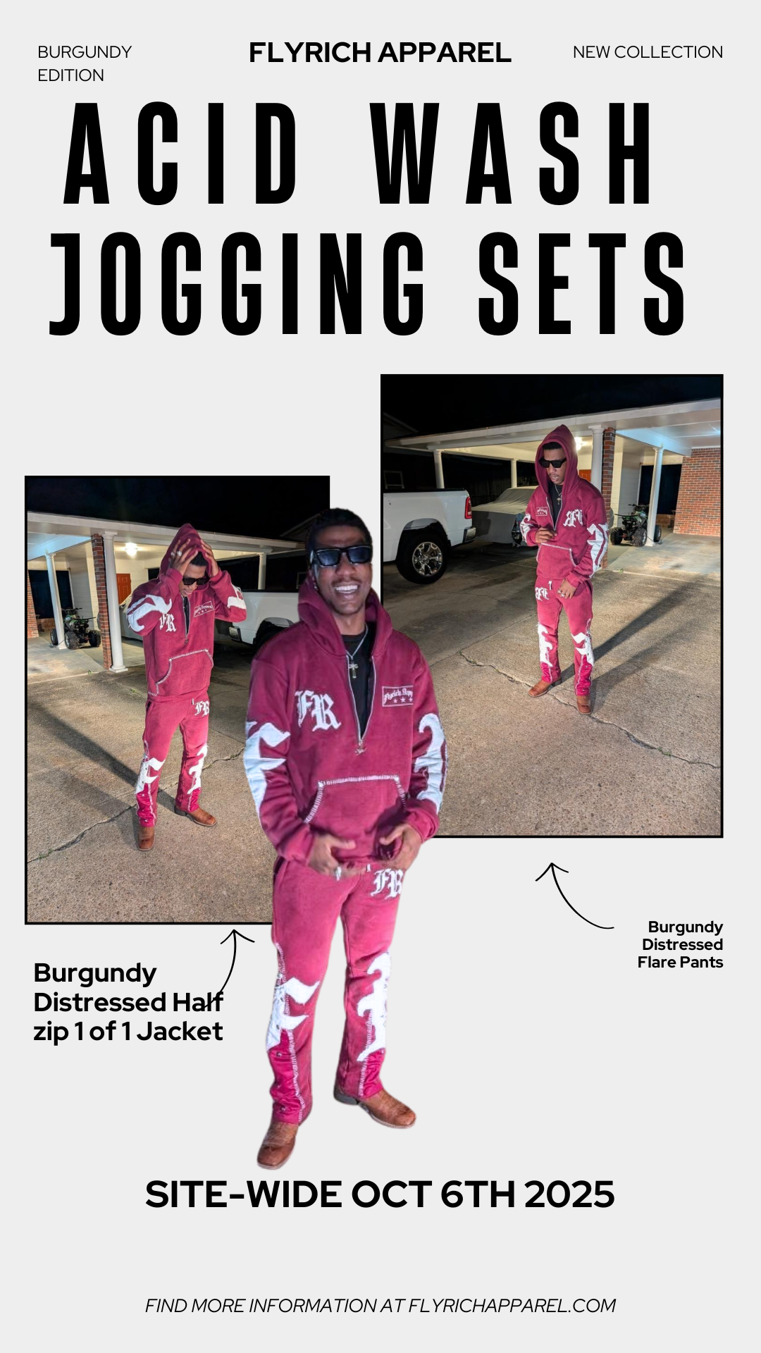 ACIDWASH JOGGING SET