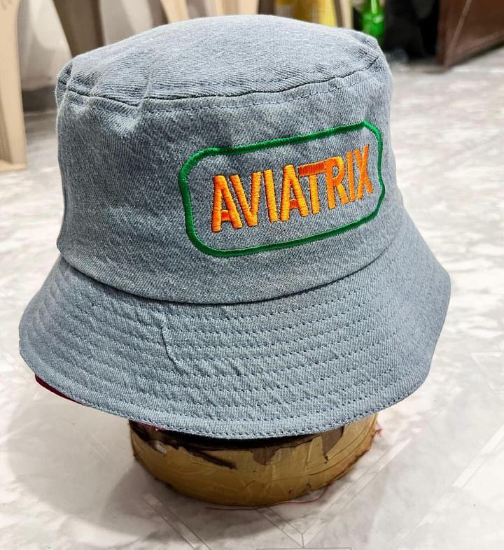 Aviatrix Denim Bucket Hat
