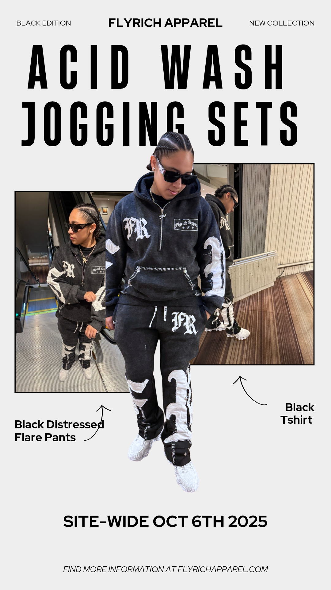 ACIDWASH JOGGING SET