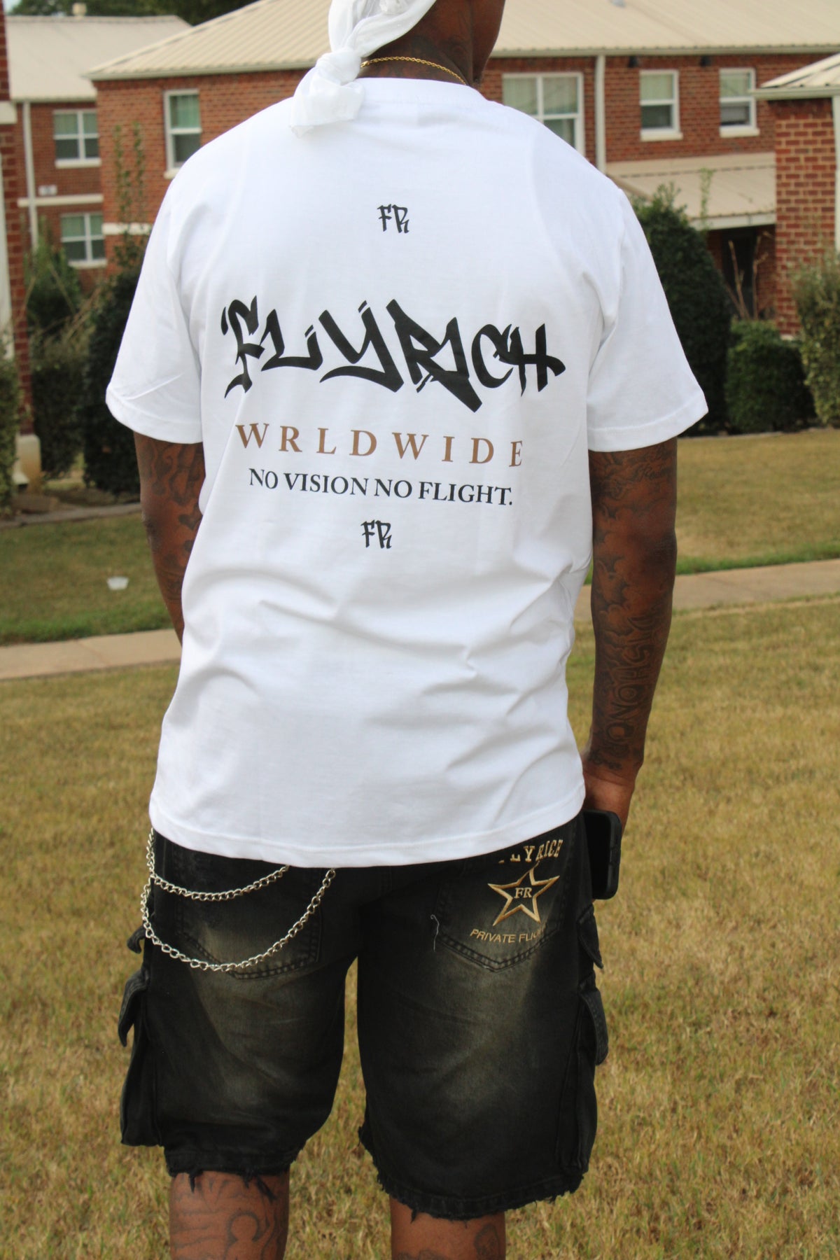 flyrich Private Flight Graphic Tee