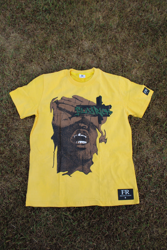 FLYRICH PRIVATE FLIGHT GRAPHIC TEE