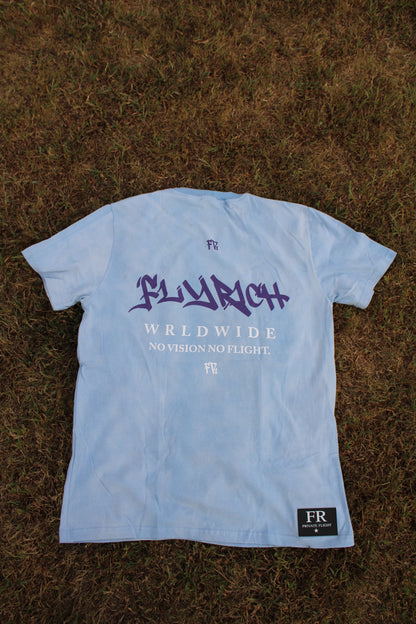 FLYRICH PRIVATE FLIGHT GRAPHIC TEE